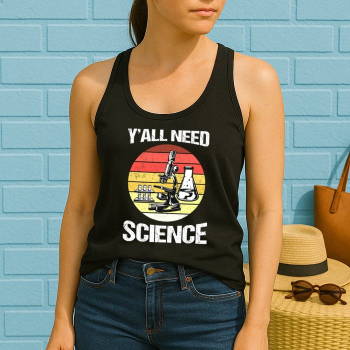 Back To School Y'all Need Science Teacher Womens Tank Top