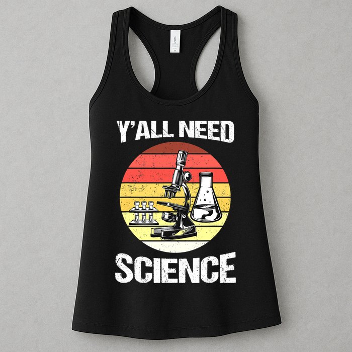 Back To School Y'all Need Science Teacher Womens Tank Top