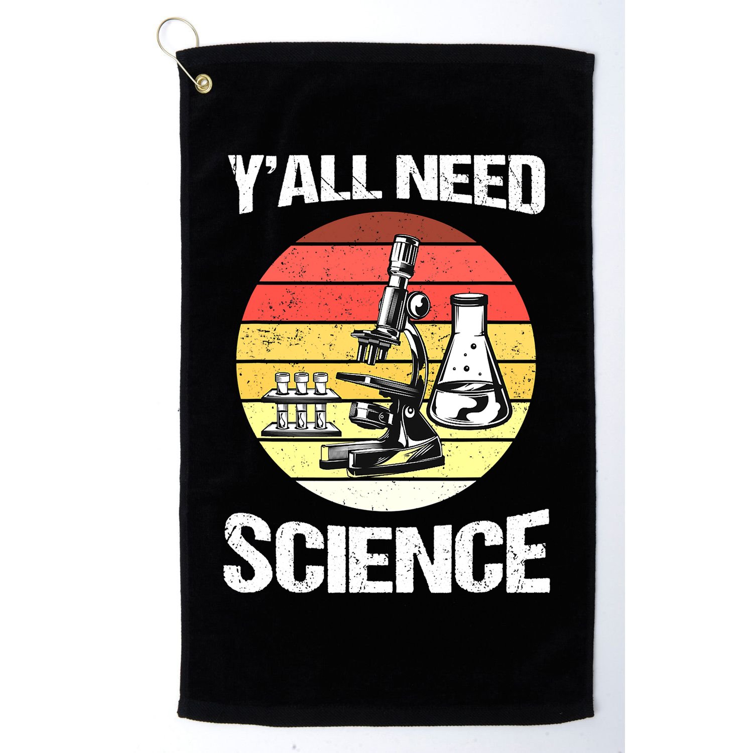 Back To School Y'all Need Science Teacher Golf Towel