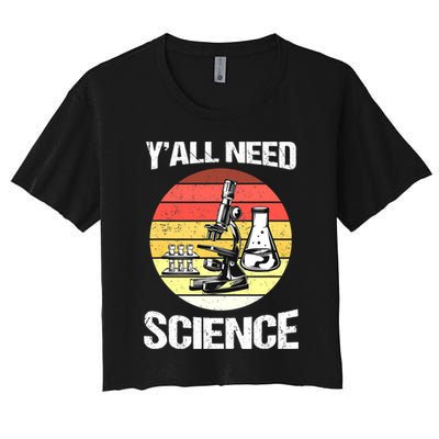 Back To School Y'all Need Science Teacher Crop Top