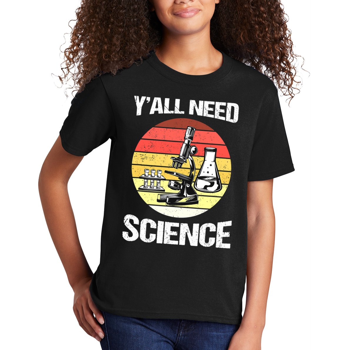 Back To School Y'all Need Science Teacher Kids T-Shirt