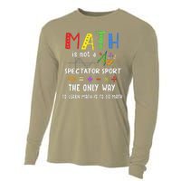 Back To School Math Is Not A Spectator Sport Math Teacher Cooling Performance Long Sleeve Crew