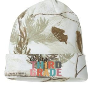 Back To School Students Teacher Oh Hey 3rd Third Grade Kati Licensed 12" Camo Beanie