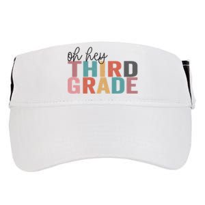 Back To School Students Teacher Oh Hey 3rd Third Grade Adult Drive Performance Visor