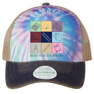 Back To School In My Math Teacher Era Retro Math Pi Day Legacy Tie Dye Trucker Hat