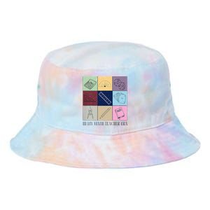 Back To School In My Math Teacher Era Retro Math Pi Day Tie Dye Newport Bucket Hat