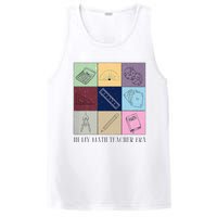 Back To School In My Math Teacher Era Retro Math Pi Day PosiCharge Competitor Tank