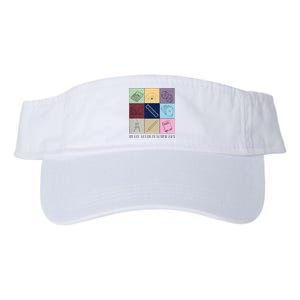 Back To School In My Math Teacher Era Retro Math Pi Day Valucap Bio-Washed Visor