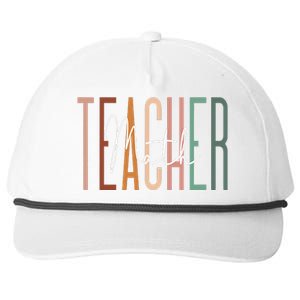 Back To School Its A Good Day To Do Math Teachers Snapback Five-Panel Rope Hat