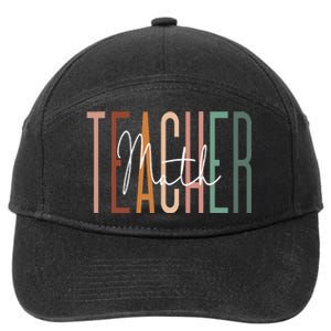 Back To School Its A Good Day To Do Math Teachers 7-Panel Snapback Hat