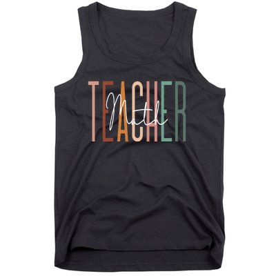 Back To School Its A Good Day To Do Math Teachers Tank Top