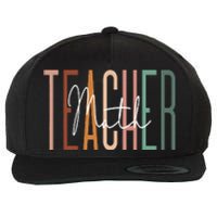 Back To School Its A Good Day To Do Math Teachers Wool Snapback Cap