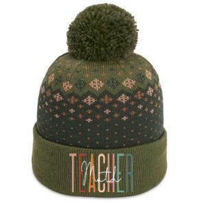 Back To School Its A Good Day To Do Math Teachers The Baniff Cuffed Pom Beanie