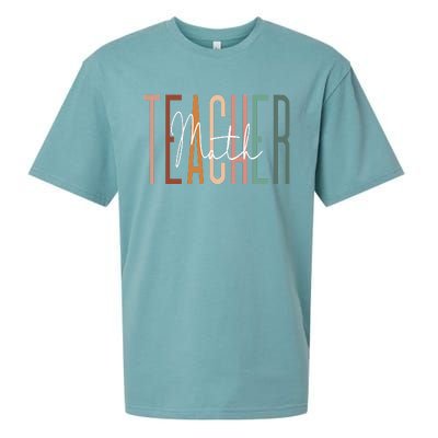 Back To School Its A Good Day To Do Math Teachers Sueded Cloud Jersey T-Shirt