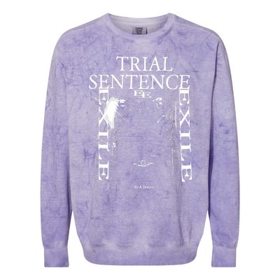 Bladee Trial Sentence Colorblast Crewneck Sweatshirt