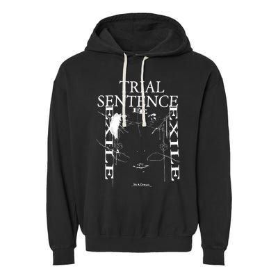 Bladee Trial Sentence Garment-Dyed Fleece Hoodie