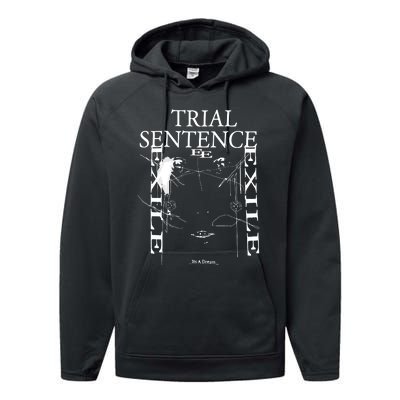 Bladee Trial Sentence Performance Fleece Hoodie