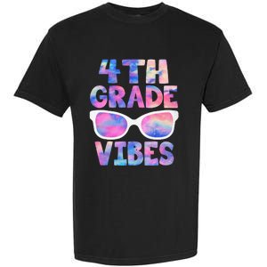 Back To School 4th Grade Vibes First Day Teacher Garment-Dyed Heavyweight T-Shirt