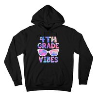 Back To School 4th Grade Vibes First Day Teacher Hoodie