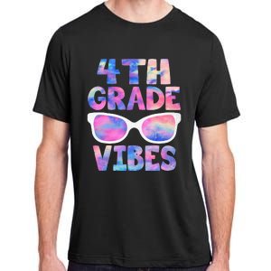 Back To School 4th Grade Vibes First Day Teacher Adult ChromaSoft Performance T-Shirt