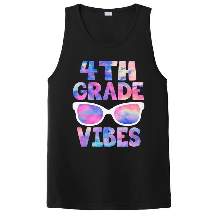 Back To School 4th Grade Vibes First Day Teacher PosiCharge Competitor Tank