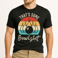 Bowling Thats Some Bowlshit Retro Bowling Lovers Bowler Cooling Performance Crew T-Shirt