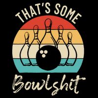 Bowling Thats Some Bowlshit Retro Bowling Lovers Bowler Impact Tech Backpack