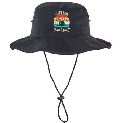 Bowling Thats Some Bowlshit Retro Bowling Lovers Bowler Legacy Cool Fit Booney Bucket Hat