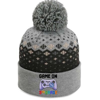 Back To School Game On 3Rd Grade Gaming First Day Of School Meaningful Gift The Baniff Cuffed Pom Beanie