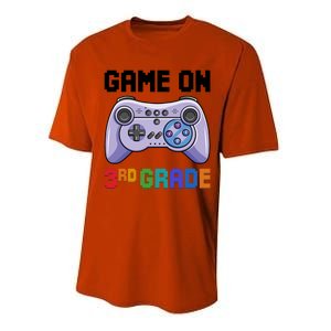 Back To School Game On 3Rd Grade Gaming First Day Of School Meaningful Gift Performance Sprint T-Shirt