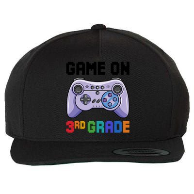 Back To School Game On 3Rd Grade Gaming First Day Of School Meaningful Gift Wool Snapback Cap