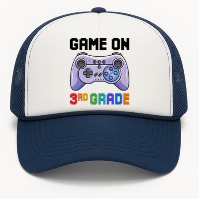 Back To School Game On 3Rd Grade Gaming First Day Of School Meaningful Gift Trucker Hat