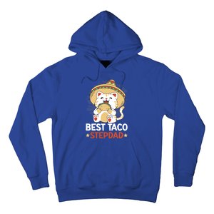 Best Taco Stepdad With A Cat For Father's Day Gift Hoodie