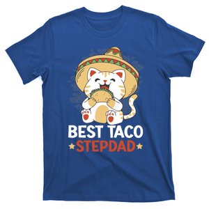 Best Taco Stepdad With A Cat For Father's Day Gift T-Shirt