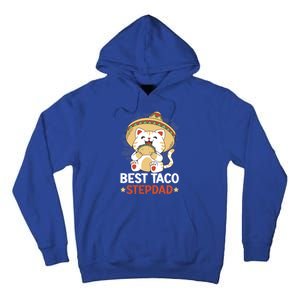 Best Taco Stepdad With A Cat For Father's Day Gift Tall Hoodie