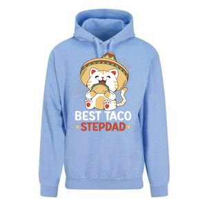 Best Taco Stepdad With A Cat For Father's Day Gift Unisex Surf Hoodie