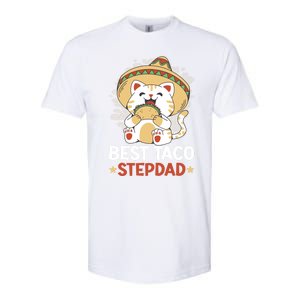 Best Taco Stepdad With A Cat For Father's Day Gift Softstyle CVC T-Shirt