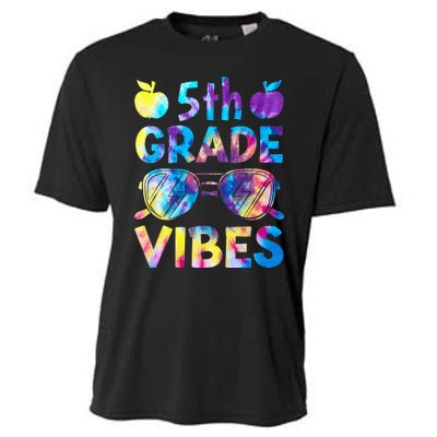 Back To School 5th Grade Vibes First Day Of School Teachers Cooling Performance Crew T-Shirt