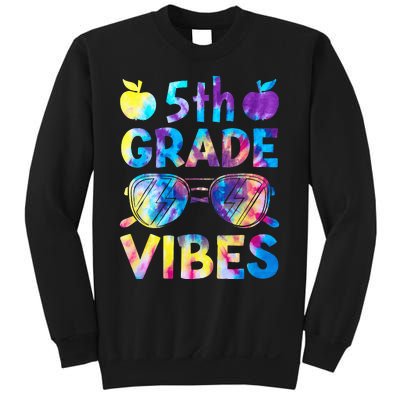 Back To School 5th Grade Vibes First Day Of School Teachers Sweatshirt