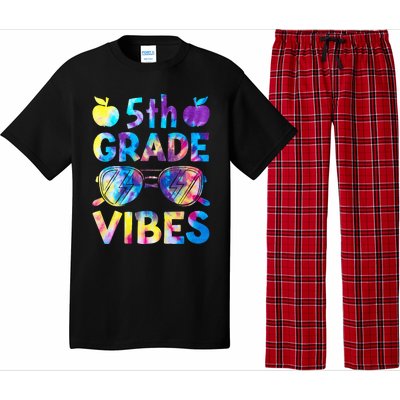 Back To School 5th Grade Vibes First Day Of School Teachers Pajama Set