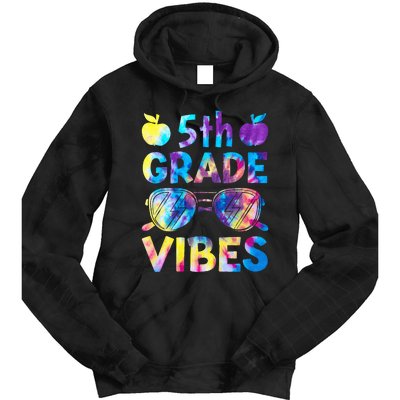 Back To School 5th Grade Vibes First Day Of School Teachers Tie Dye Hoodie