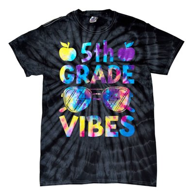 Back To School 5th Grade Vibes First Day Of School Teachers Tie-Dye T-Shirt