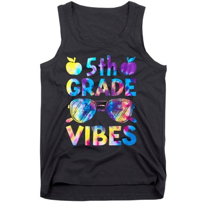 Back To School 5th Grade Vibes First Day Of School Teachers Tank Top