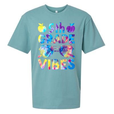 Back To School 5th Grade Vibes First Day Of School Teachers Sueded Cloud Jersey T-Shirt