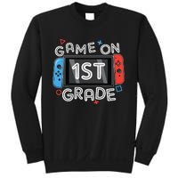 Back To School Game On 1st Grade Funny Gamer Sweatshirt