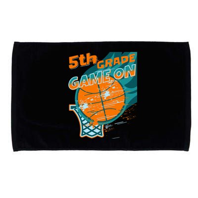 Back To School Game On 5Th Grade Student Basketball Lover Cute Gift Microfiber Hand Towel