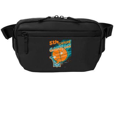 Back To School Game On 5Th Grade Student Basketball Lover Cute Gift Crossbody Pack