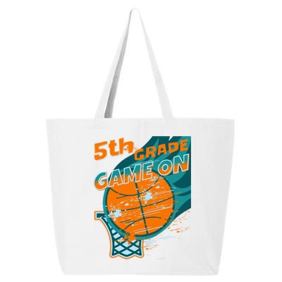 Back To School Game On 5Th Grade Student Basketball Lover Cute Gift 25L Jumbo Tote