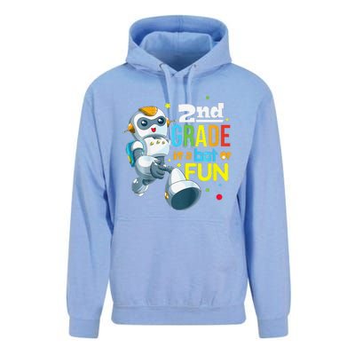 Back To School Team Second Grade Cool Robot Unisex Surf Hoodie