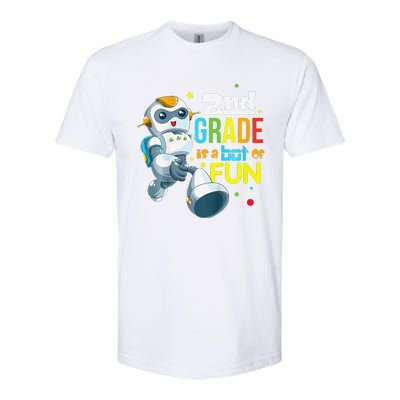 Back To School Team Second Grade Cool Robot Softstyle CVC T-Shirt